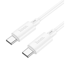 USB kabelis Hoco X88 "USB-C (Type-C) to USB-C (Type-C)" (60W) 1m baltas