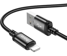 USB A tipo į „Lightning“ tipo laidas Hoco 2,4A 1 m X89 juodas