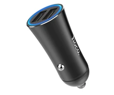 HOCO automobilinis pakrovejas 2 x USB 3.1A Z30 juodas