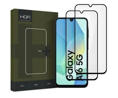LCD apsauginis stikliukas Hofi Glass Pro+ 2 vnt. Samsung A165 A16 4G/A166 A16 5G juodas