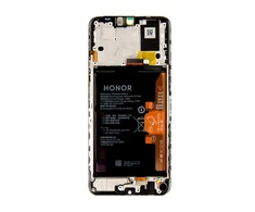 Dėklas Honor X7a LCD Ekranas + Touch Unit + Front Cover Juodas (Service Pack)