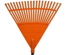 Hortus brightsign Lapų grėblys su rankena oranžinis 45cm (20 šakų) 0927006