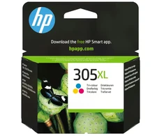 HP 305XL didelio našumo trispalvė originali rašalo kasetė