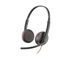 Hewlett Packard (HP) HP Poly Blackwire 3225 stereo USB-C Ausinės +3,5 mm kištukas + USB-C/A adapteris