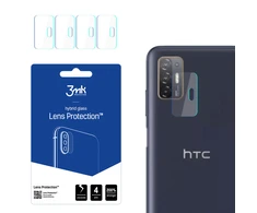 3MK FLEXIBLE GLASS LENS HYBRID GLASS PROTECT HTC DESIRE 21 PRO 5G FOR 4 PCS CAMERA
