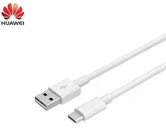 Huawei AP51 originalus C tipo 3.1 duomenų perdavimo ir įkrovimo kabelis, baltas, 1m