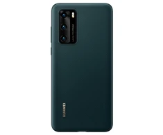 Apsauginis PU dėklas, skirtas Huawei P40 Ink (Žalias)