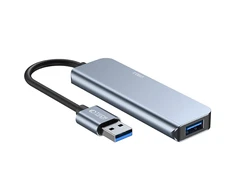 Adapteris HUB 5in1 Tech-Protect V0-HUB pilkos spalvos