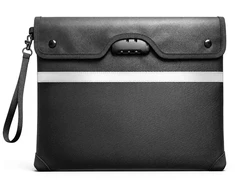Hurtel OTN-38 RFID Fireproof Document Bag with Combination Lock 37.5 x 29.5 cm - Juodas