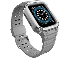 Išmaniojo laikrodžio Apple SE/7 silikoninis Hurtel dirželis, Pilkos spalvos, 38/40/41 mm