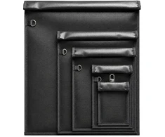 Hurtel Set of 5 Fireproof OTN-5 RFID Signal Blocking Bags - Juodas