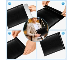 Hurtel Set of 5 Fireproof OTN-5 RFID Signal Blocking Bags - Juodas