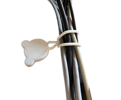 Hurtel Silicone cable reel – juodos spalvos