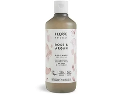 I Love Naturals Collection Vegan Hydrating Rose &amp; Argan kūno prausiklis, 500 ml
