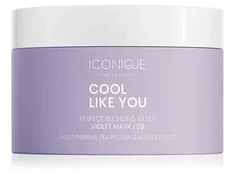 Iconique Professional Kaukė vėsiems ir spindintiems blondinės plaukams „Cool Like You“ (violetinė kaukė)