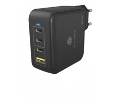 RaidSonic ICY BOX IB-PS1040-PD mobiliojo telefono įkroviklis universalus, juodas, greitas įkrovimas, vidinis
