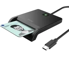 Trust Skaitytuvas id primo smartcard usb-c