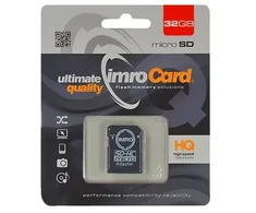 Imro atminties kortelė 32GB Micro SDHC kl. 10 UHS-I + adapteris