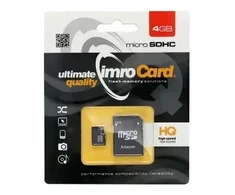 Imro atminties kortelė 4GB Micro SDHC kl. 10+ adapteris