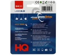 IMRO USB atmintinė JUODA 64GB USB2.0