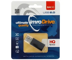 IMRO USB atmintinė JUODA 64GB USB2.0