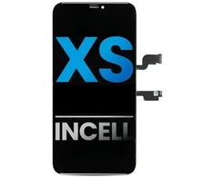 INCELL ekranas, skirtas Apple iPhone XS juodas (visos priežiūros dalis)