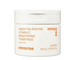 Innisfree Vita C Žaliosios arbatos šviesinantys diskeliai 60 vnt.