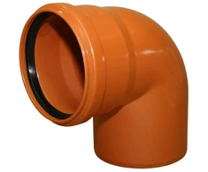 Instalplast Kanalizacijos lankstas PVC 110X90 90° kampas