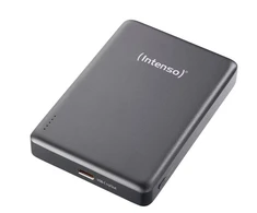 „Intenso Powerbank MW10000“ pilka 10000 mAh magnetinė belaidė baterija
