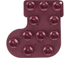 Interaktyvus dubenėlis - Trixie Xmas lick'n'snack kilimėlis su prisiurbtuku, silikonas, ø 20 cm