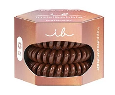 Invisibobble plaukų gumytės Original Premium Pretzel Brown 3 vnt.