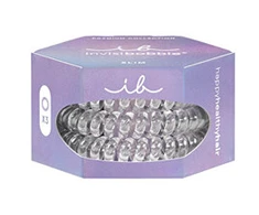 Invisibobble plaukų gumytės Slim Premium Crystal Clear 3 vnt.