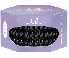 Invisibobble plaukų juosta Slim Premium True Juodas 3 vnt.