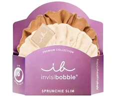 Invisibobble plaukų gumytės „Sprunchie Slim Premium Creme de Caramel“ (2 vnt.)