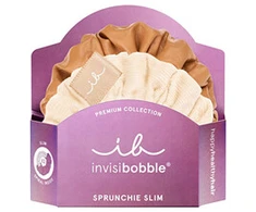 Invisibobble plaukų gumytės „Sprunchie Slim Premium Creme de Caramel“ (2 vnt.)