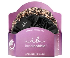 Invisibobble plaukų gumytės Sprunchie Slim Premium Leo is the New Juodas 2 vnt.