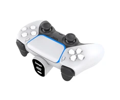 iPega P5042 Portable Rechargeable Baterija for PS5 Controller baltos spalvos