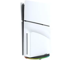 iPega P5S035SAH vertikalus stovas (2xUSB-A) su RGB, skirtas PS5 Slim / PS5 Pro Juodas
