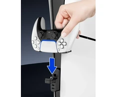 iPega P5S040 įkroviklio dokas valdikliui, skirtas PS5 Slim/PS5 Pro Juodas
