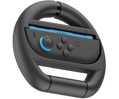 „iPega SW2054“ lenktyninis vairas, skirtas „JoyCon“ valdikliams, „Nintendo Switch 2“, juodas