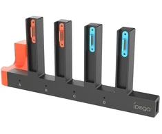 „iPega SW2185“ įkroviklio stotelė „JoyCon“ valdikliams, „Nintendo Switch 2“, juoda