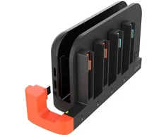 „iPega SW2185“ įkroviklio stotelė „JoyCon“ valdikliams, „Nintendo Switch 2“, juoda