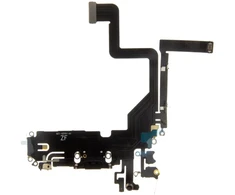 Dėklas Iphone Lcd iPhone 14 Pro Flex kabelis su įkrovimo jungtimi juodos spalvos