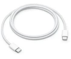 „iPhone“ duomenų kabelis USB-C/USB-C austinis Baltas OEM (urmu)