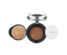 „IsaDora Nude“ bekvapis kompaktiškas makiažo pagrindas „Flawless Finish“ 18 Nude Honey, 15 g