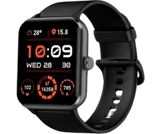 Išmanusis laikrodis Blackview R50, 1,85 colio TFT HD, 350 mAh baterija, 24 valandų SpO2 aptikimas + širdies ritmo stebėjimas, skambučiai ir SMS pranešimai, Juodas