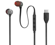 JBL Tune 310C USB-C juodos spalvos ausinės