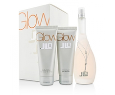 Jennifer Lopez „Glow“ rinkinys su tualetiniu vandeniu (100 ml) + kūno losjonu (75 ml) + dušo žele (75 ml)