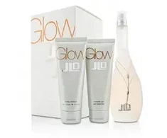 Jennifer Lopez „Glow“ rinkinys su tualetiniu vandeniu (100 ml) + kūno losjonu (75 ml) + dušo žele (75 ml)