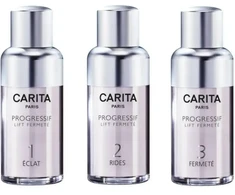 Jeunesse Originelle Set Carita Paris: Progressif Lift Fermete, AHA, Firming, Serum, For Face, 15 ml + Progressif Lift Fermete, AHA, Anti-Wrinkle, Serum, For Face, 15 ml + Progressif Lift Fermete, AHA, Anti-Ageing, Serum, For Face, 15 ml
